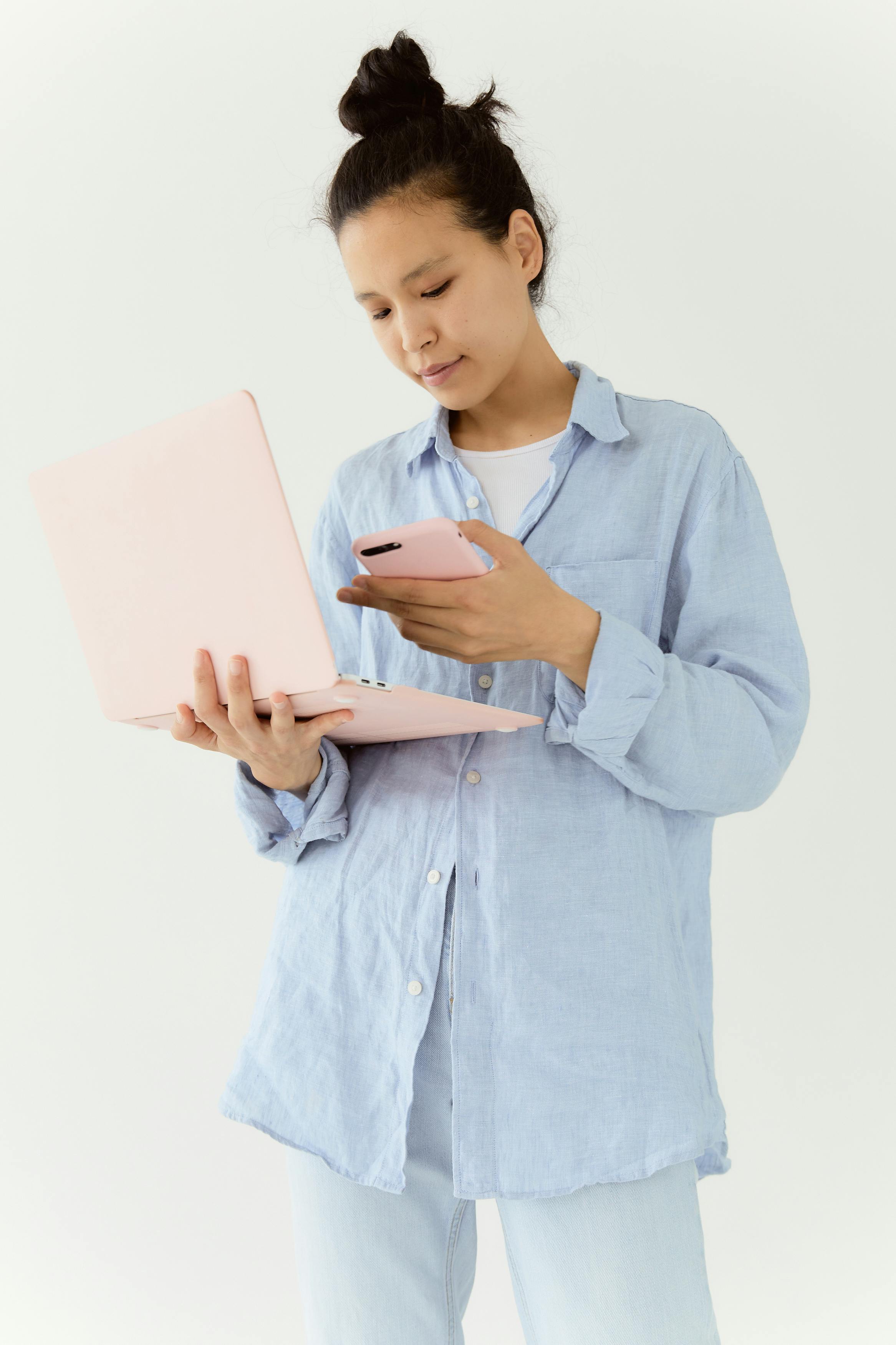 Person with laptop